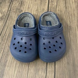 Crocs fleece lined